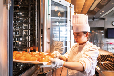 ホテル研修中の様子